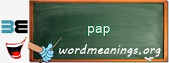 WordMeaning blackboard for pap